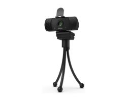 WebCam KROM FHD USB Micrófono Trípode Negra