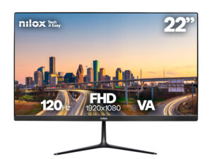 Monitor NILOX 22" VA FHD 120Hz VGA HDMI