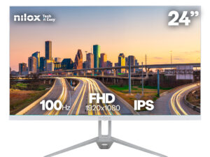 Monitor NILOX 24" IPS FHD 100Hz Blanco Monitor NILOX 24" IPS FHD 100Hz Blanco