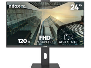 Monitor NILOX 24" IPS FHD WebCam Negro