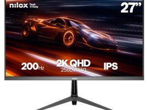 Monitor Gaming NILOX 27" 2K 200Hz Negro