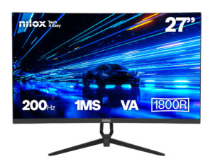 Monitor NILOX 27" VA FHD 165Hz Curvo