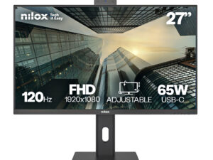 Monitor NILOX 27" IPS FHD WebCam Negro