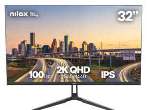Monitor NILOX 32" IPS QHD 100Hz Negro Monitor NILOX 32" IPS QHD 100Hz Negro