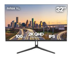 Monitor NILOX 32" IPS QHD 100Hz Negro