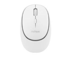 Ratón NILOX Dual-Wireless Recargable Blanco