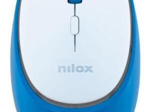 Ratón NILOX Dual-Wireless Blanco/Azul