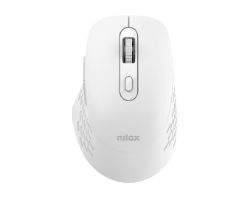 Ratón NILOX RF Wireless/BT 1600dpi Blanco