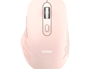 Ratón NILOX RF Wireless/BT 1600dpi Rosa