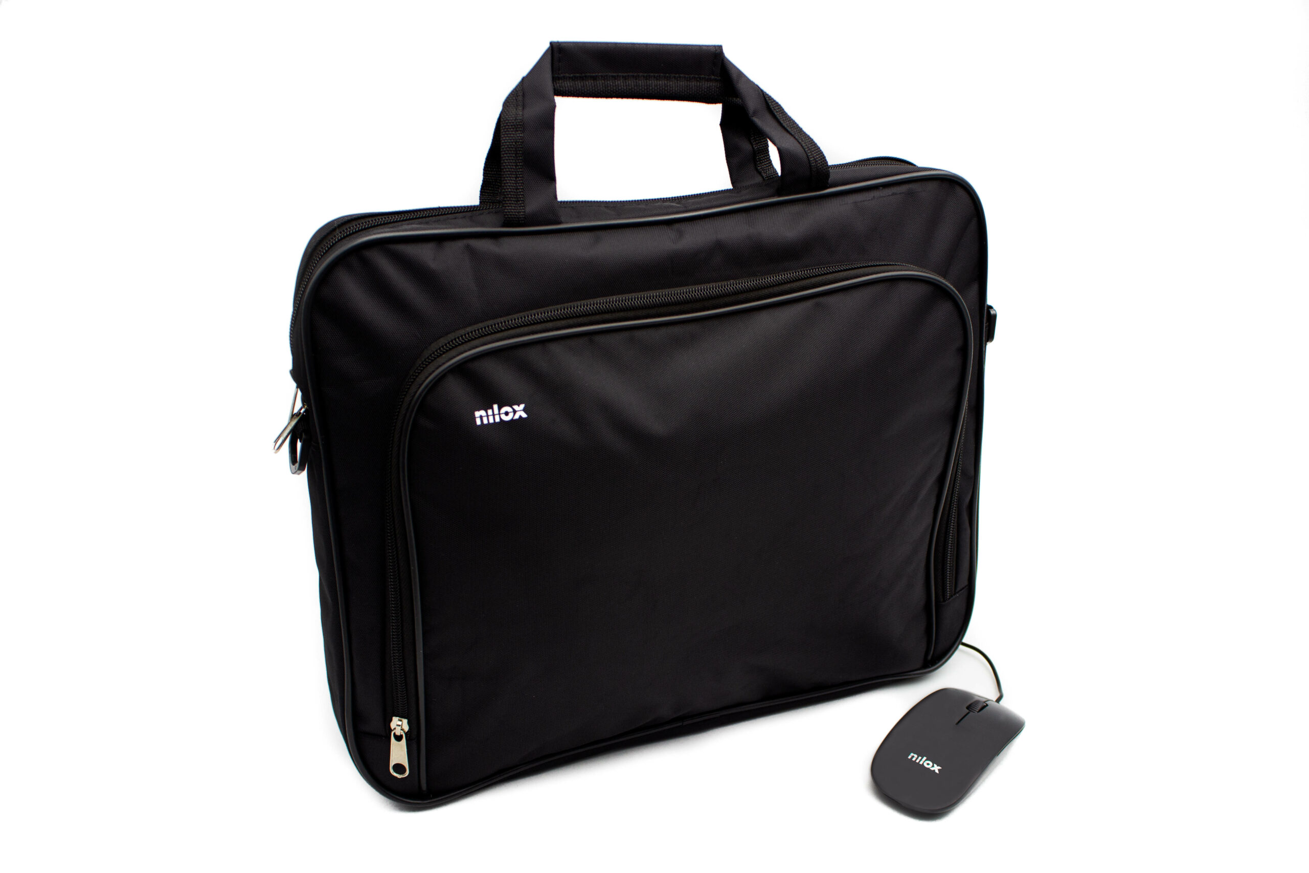 Maletín+Ratón NILOX Essential 15.6" Negro Maletín+Ratón NILOX Essential 15.6" Negro