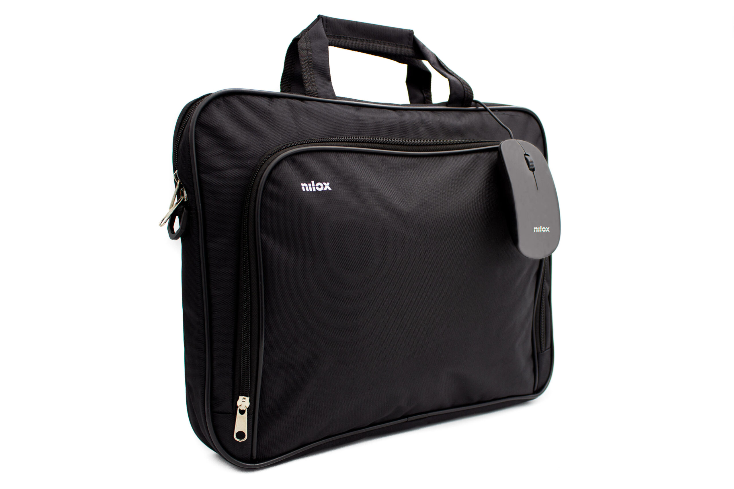 Maletín+Ratón NILOX Essential 15.6" Negro Maletín+Ratón NILOX Essential 15.6" Negro