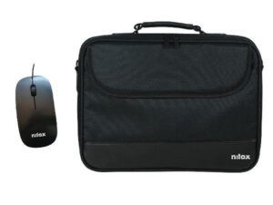 Maletín NILOX 16" Poliéster Ratón Negro