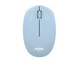 Ratón NILOX Wireless 1000dpi Azul Claro