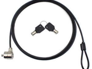 Cable Seguridad NILOX doble llave 1.8m Negro