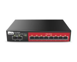 Switch NETIS 10xRJ45 GbE PoE 120W Negro