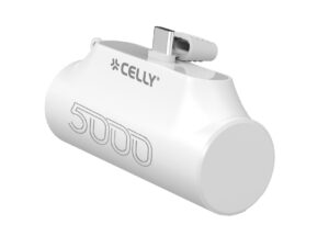 PowerBank CELLY 5000mAh USB-C Blanco