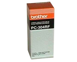 Recambio 4 Bobinas FAX 235 páginas Negro