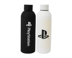 Botella Acero 600ml PlayStation Blanca/Negra PLSZ00321