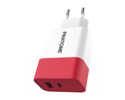 Cargador Pared PANTONE 15W 1USB-A 1USB-C