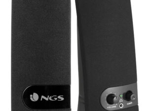 Altavoces NGS Multimedia 2.0 4W 3.5mm Negro