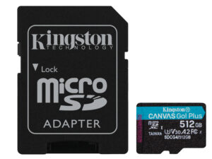 Kingston Micro SDXC 512Gb + Adaptador SD