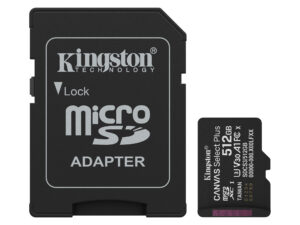 Kingston Micro SDXC 512Gb + Adaptador SD