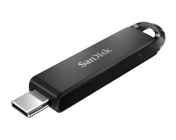 Pendrive Sandisk 128Gb USB-C Negro