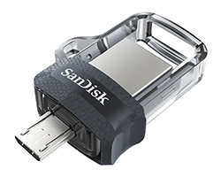 Pendrive Sandisk Dual 64Gb mUSB/USB-A