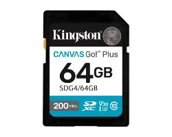 Kingston SDXC Canvas Go Plus 64Gb Gen4