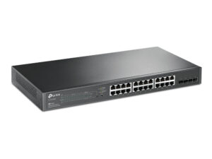 Switch TP-Link 24xRJ45 4xSFP PoE+ 1U Negro