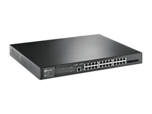 Switch TP-Link 24xRJ45 GbE 4SFP PoE+ Rack