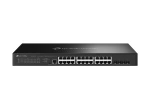 Switch TP-Link 24xRJ45 4xSPF+ 1U Negro