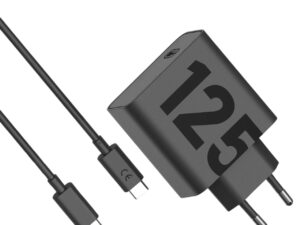 Cargador de Pared Motorola 125W USB-C Negro