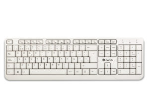 Teclado NGS Multimedia Spike USB 12 Teclas Blanco