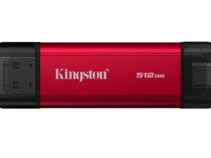 SSD Kingston 512Gb Dual USB-A/C 3.1 Negro/Rojo (SPSD/51
