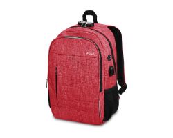 Mochila SUBBLIM Urban Lock 16" USB Roja