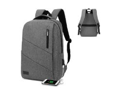 Mochila SUBBLIM City 15.6" USB Gris