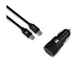 Cargador Coche SUBBLIM USB-A/C Cable USB-C