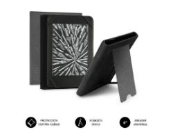 Funda Libro SUBBLIM Clever eBook 6" Gris