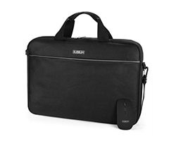 Maletín+Ratón SUBBLIM 15.6" Negro