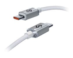 Cable SUBBLIM USB-C 2.0 M/M 2m Blanco