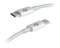 Cable SUBBLIM USB-C 2.0 M/M 1m Blanco