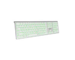 Teclado SUBBLIM Master BT Plata/Blanco