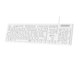 Teclado SUBBLIM Slim Silencioso Blanco