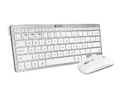 T+Ratón SUBBLIM Compacto RF BT Plata