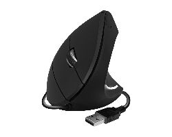 Ratón Vertical SUBBLIM USB-A Negro