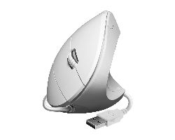 Ratón Vertical SUBBLIM USB-A Blanco