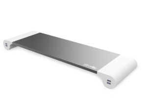 Soporte CELLY Monitor 4xUSB Gris/Blanco