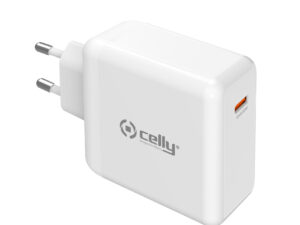 Cargador de Pared CELLY 65W 1xUSB Blanco
