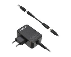 Cargador CELLY Notebook 65W USB-C + Adap